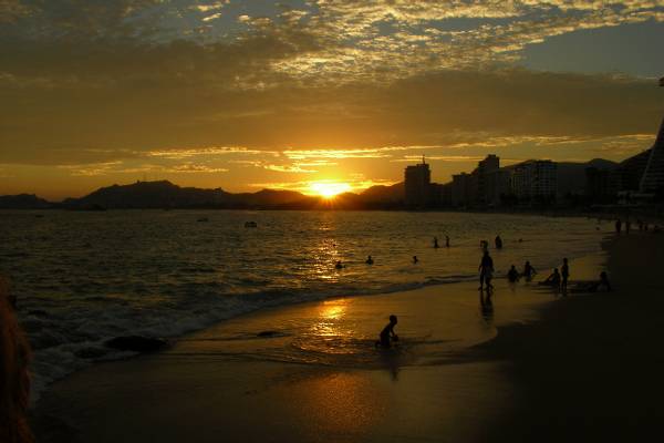 An Acapulco sunset