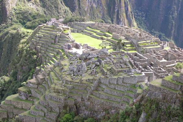 Machu Picchu from the Inca Bridge